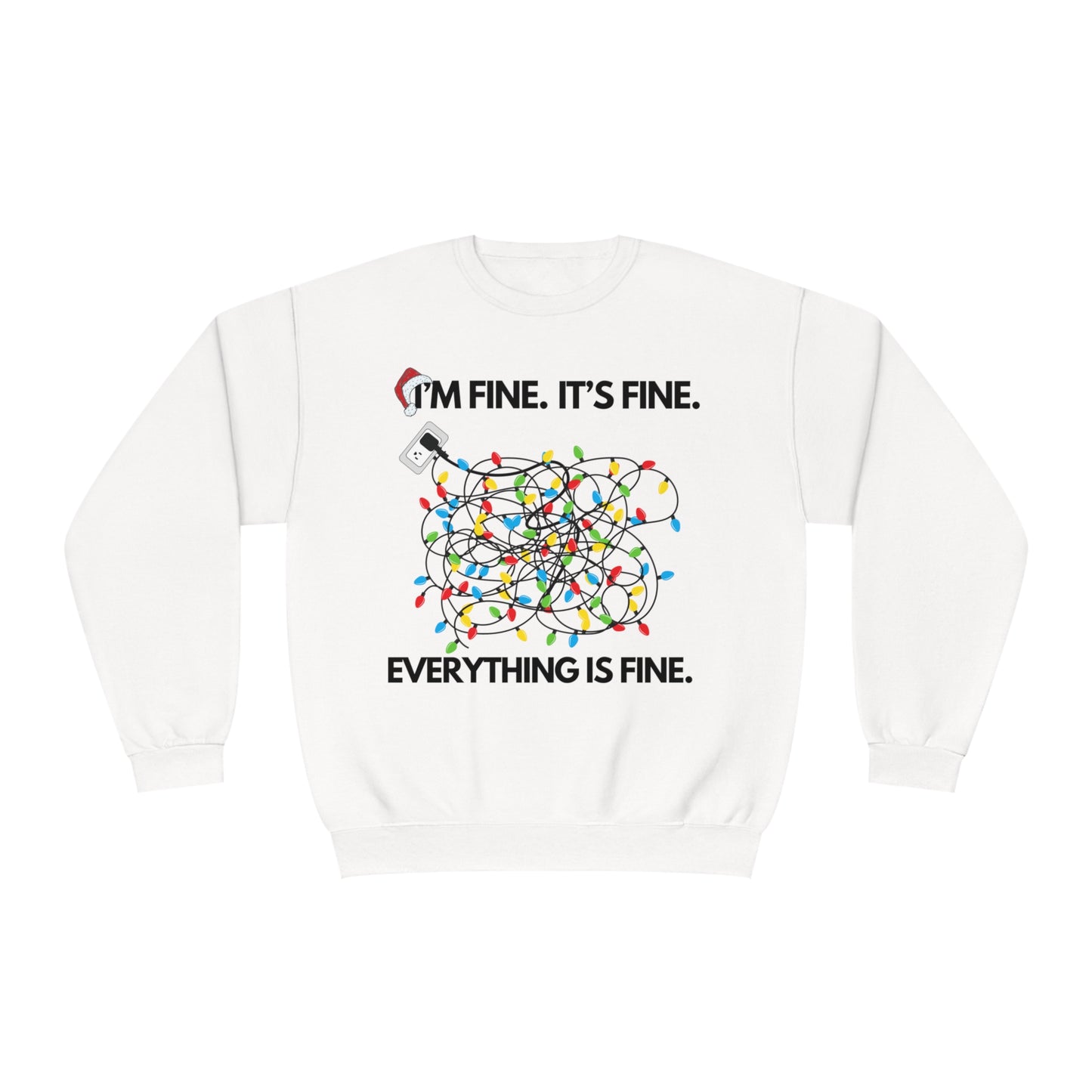 Fine Tangled Lights Ugly Christmas Sweater