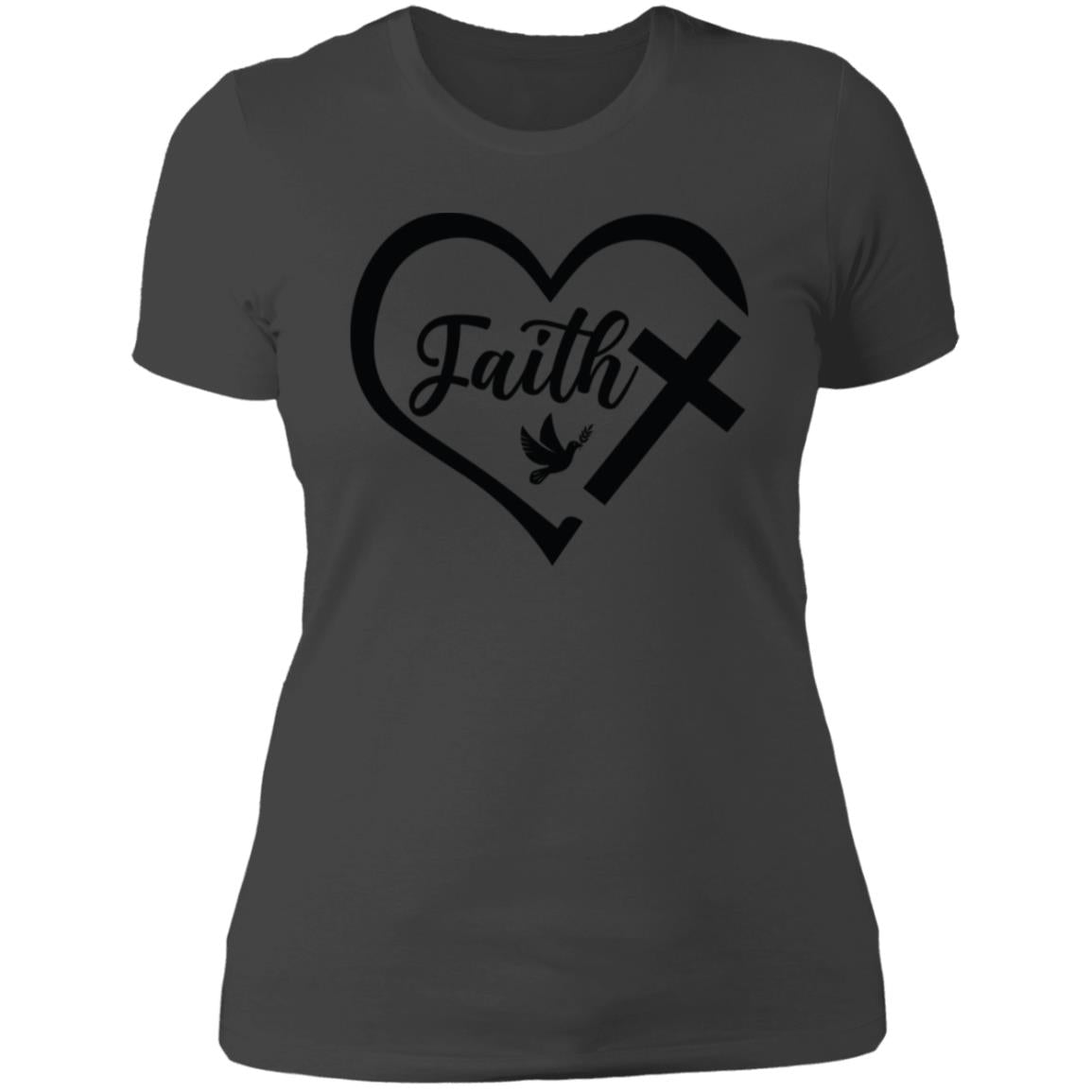 Faith Heart T-Shirt, Casual, Work Out, New Year New You