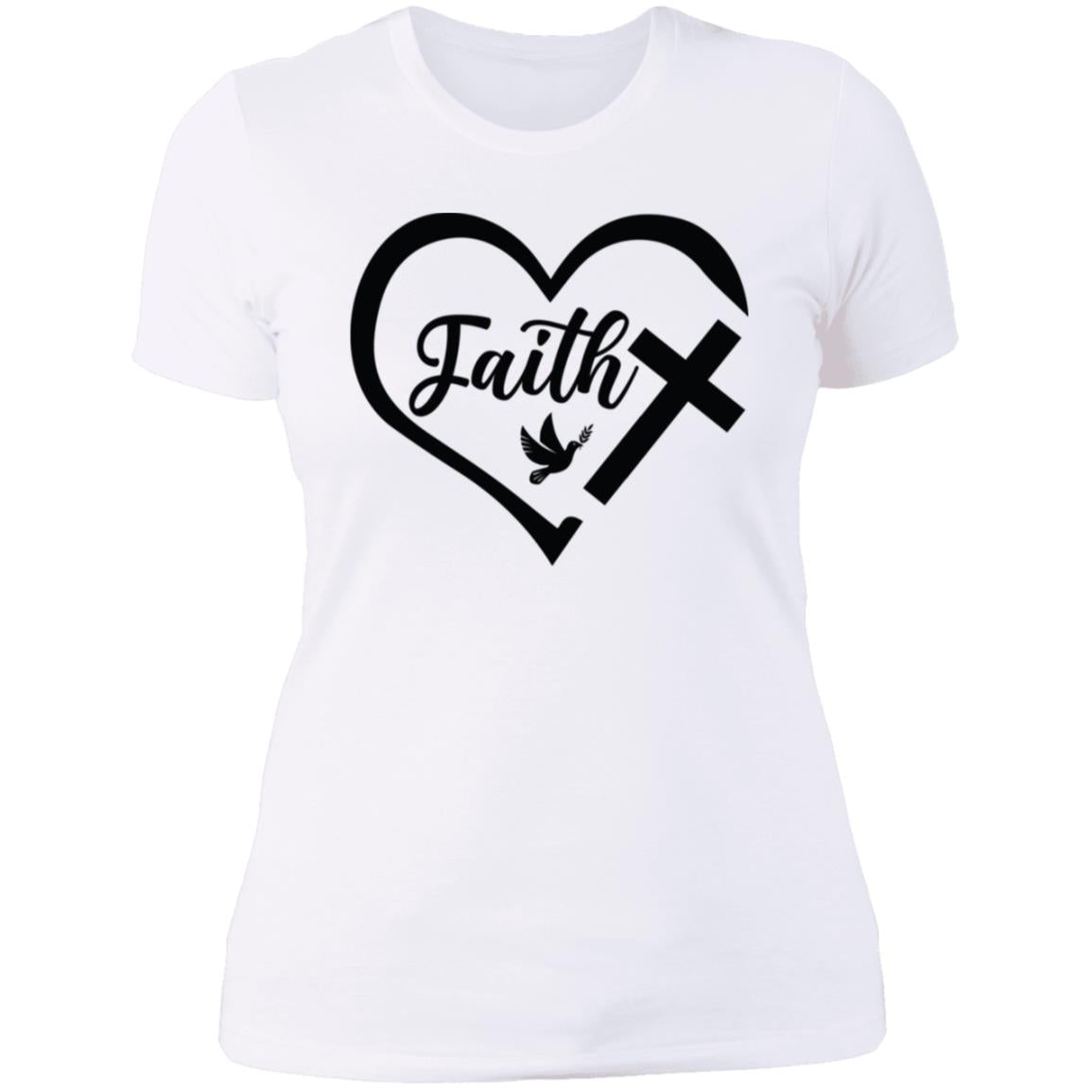 Faith Heart T-Shirt, Casual, Work Out, New Year New You