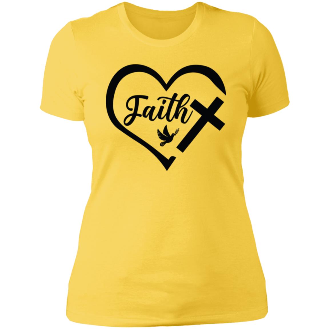 Faith Heart T-Shirt, Casual, Work Out, New Year New You