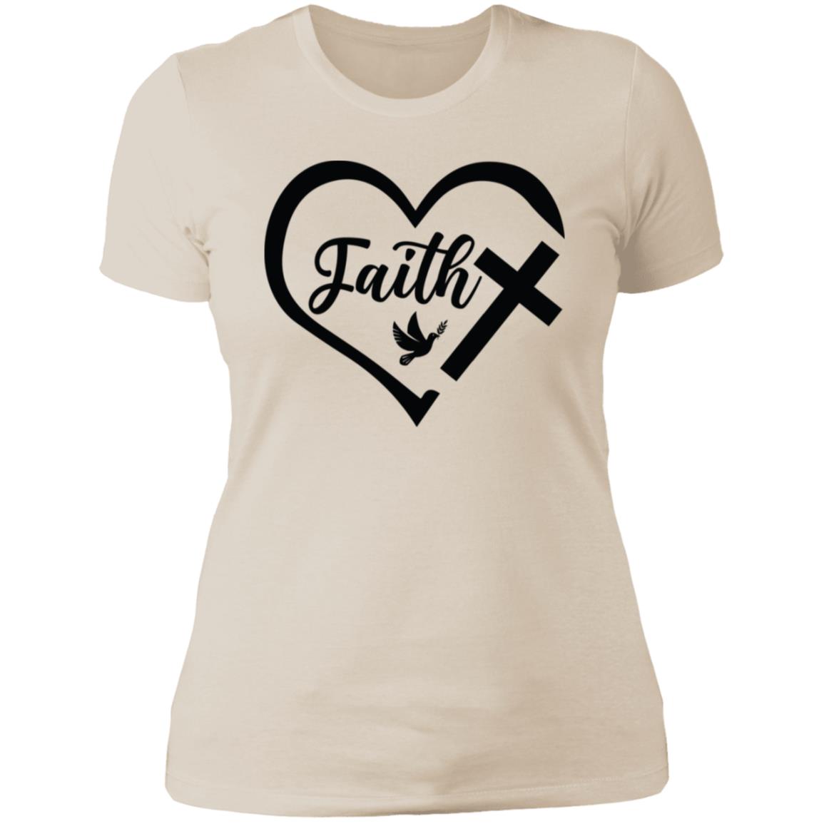 Faith Heart T-Shirt, Casual, Work Out, New Year New You