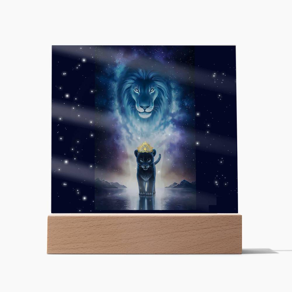 Lion and Cub Plaque