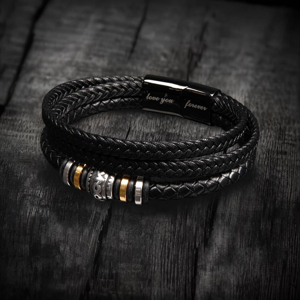 To My Amazing Son-Love You Forever Bracelet