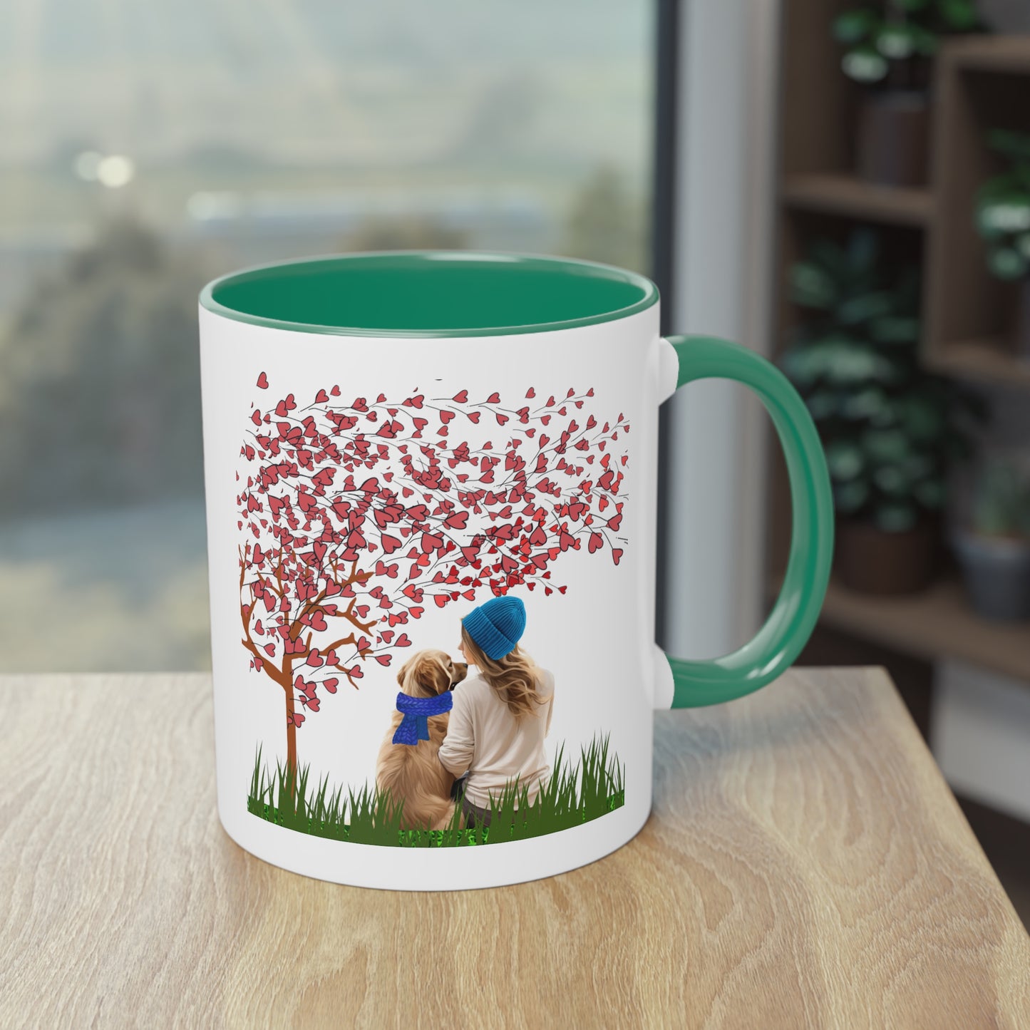 Life Is Better With A Dog Two-Tone Coffee Mug, 11oz | Gift For Dog Lovers, Valentine's Day