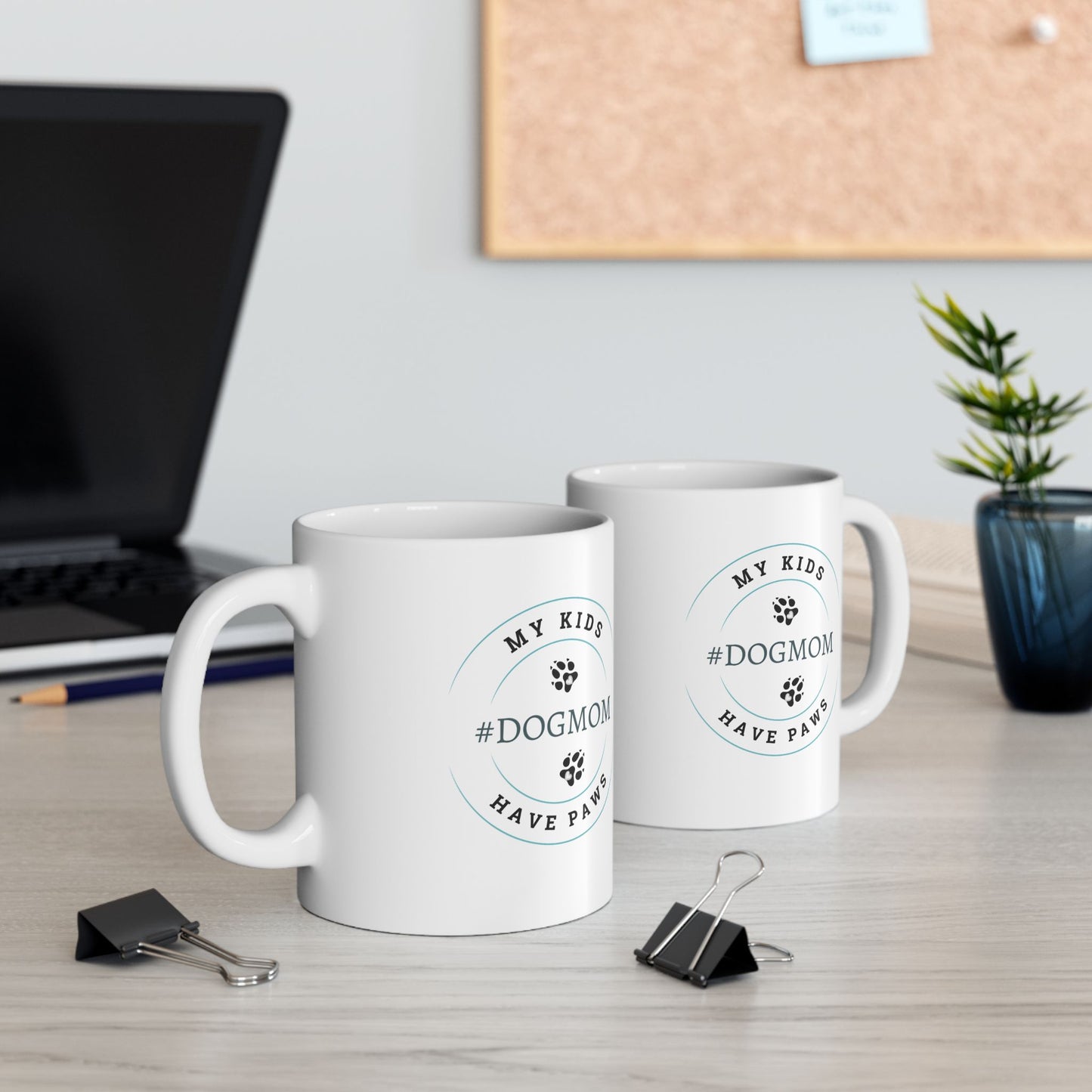 #Dogmom, 11oz Ceramic Mug