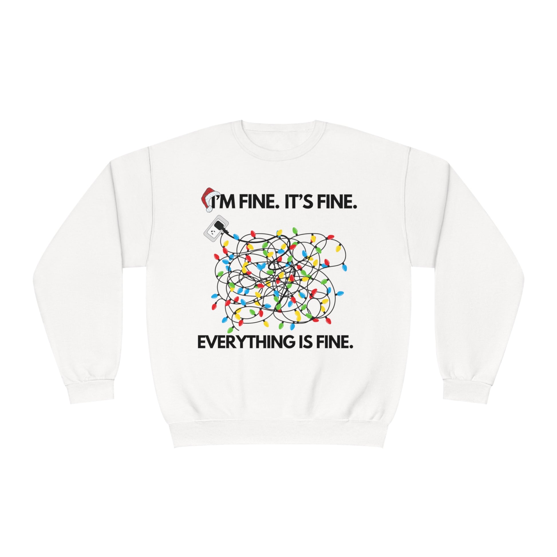 Fine Tangled Lights Ugly Christmas Sweater
