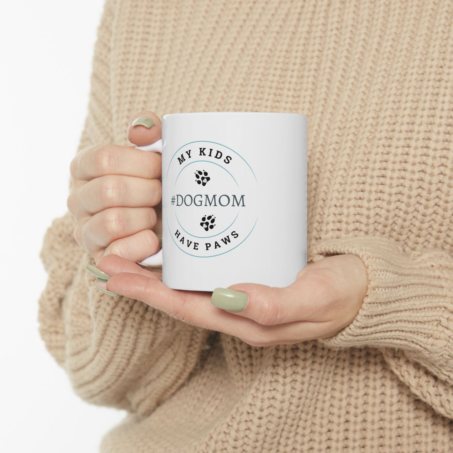 #Dogmom, 11oz Ceramic Mug