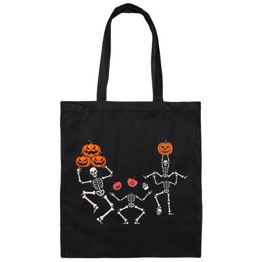 skeleton tote bag