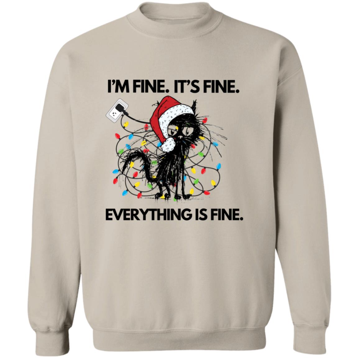 Everything is Fine Ugly Christmas Sweater