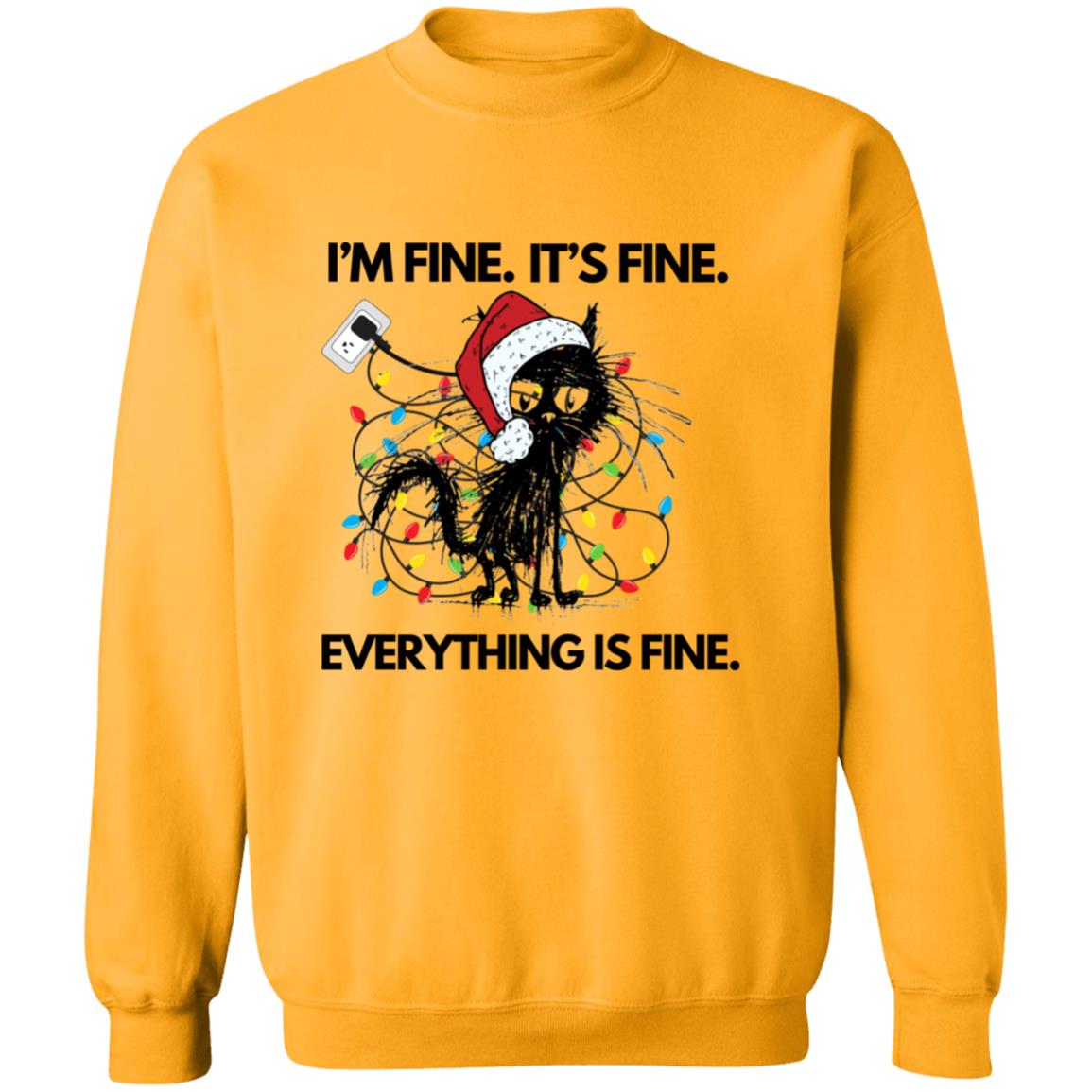 Everything is Fine Ugly Christmas Sweater