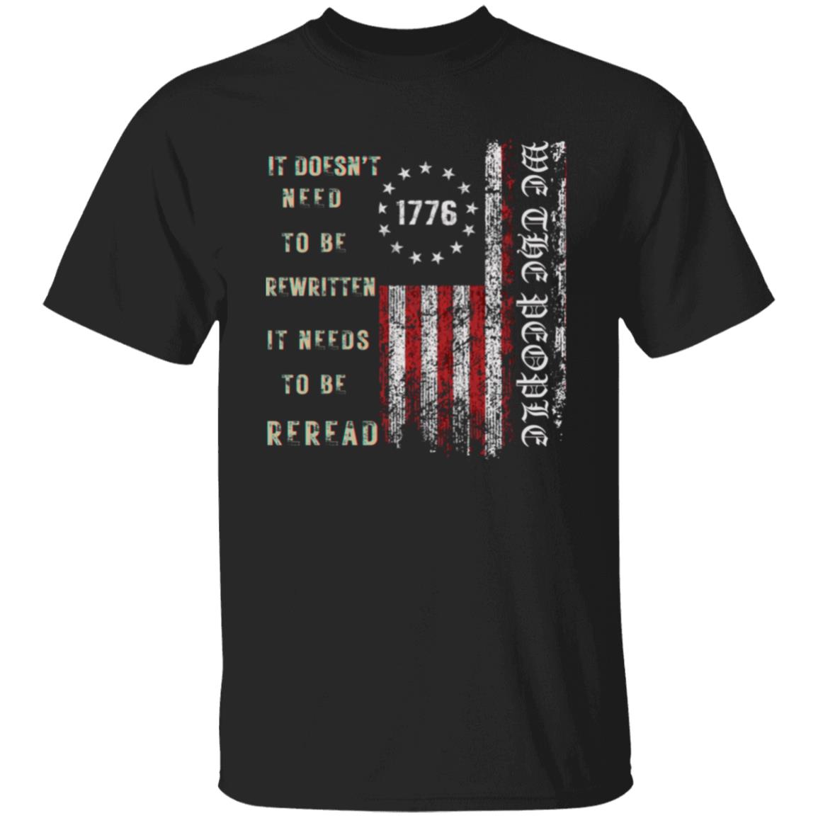 We The People Tee 1776 Independence Day, Veterans Day, Flag Shirt, Flag T-Shirt, Flag Tee