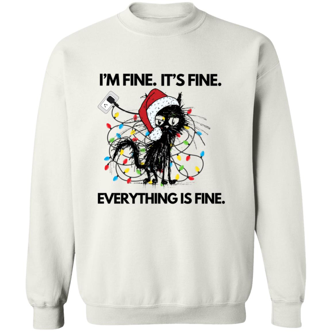 Everything is Fine Ugly Christmas Sweater