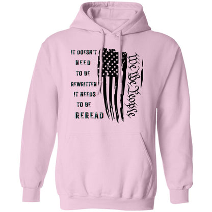 It Needs To Be Reread-Veterans Day Hooded Sweatshirt