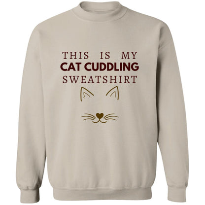 Cat Cuddling Shirt and Paw Print Leggings