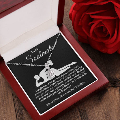 Funny Soulmate Necklace-Perfect Valentine's Day, Anniversary, Birthday, Christmas gift.