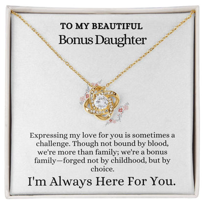 To My Beautiful Bonus Daughter
