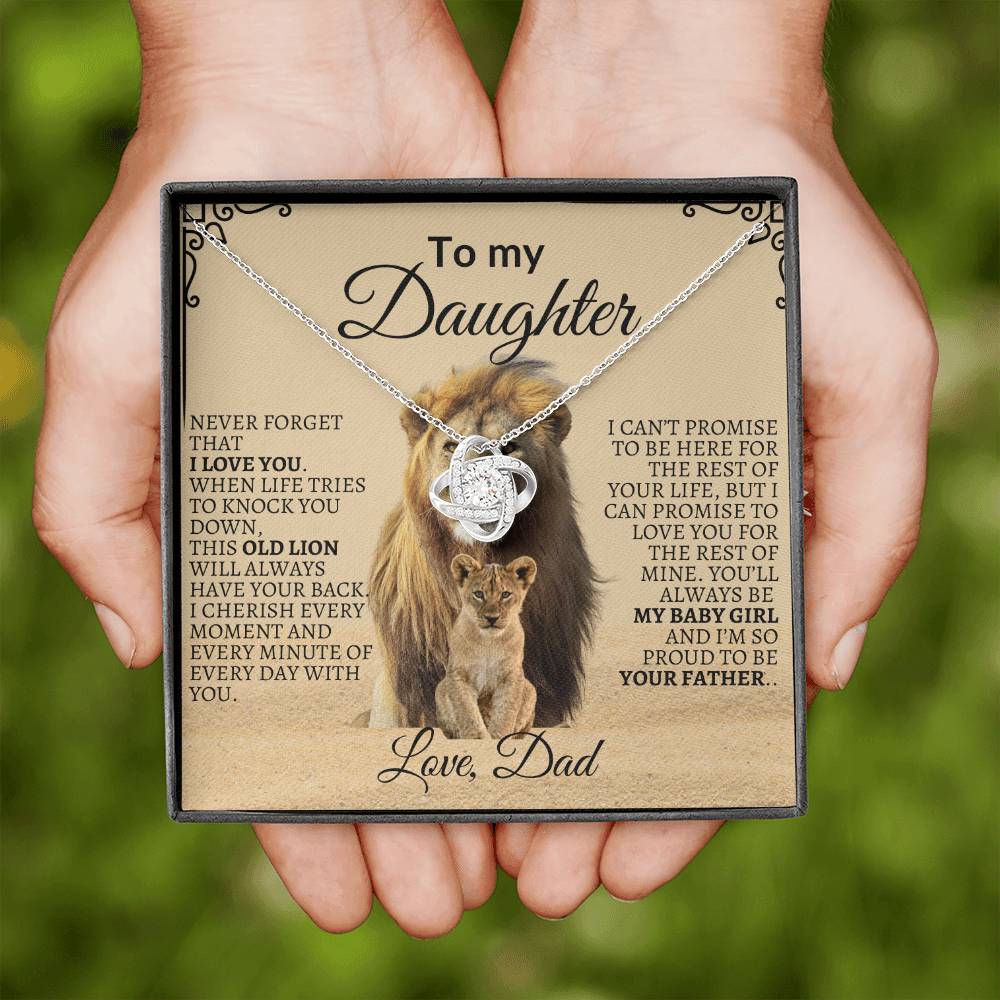 To My Daughter "You'll Always Be My Baby Girl" Necklace