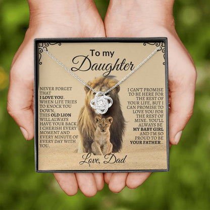 To My Daughter "You'll Always Be My Baby Girl" Necklace