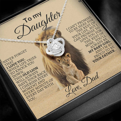 To My Daughter "You'll Always Be My Baby Girl" Necklace