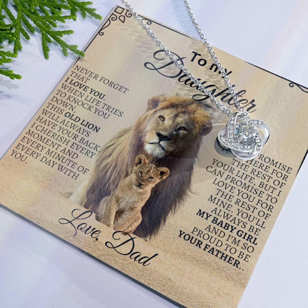 To My Daughter "You'll Always Be My Baby Girl" Necklace