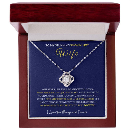 WIFE LOVE KNOT NECKLACE