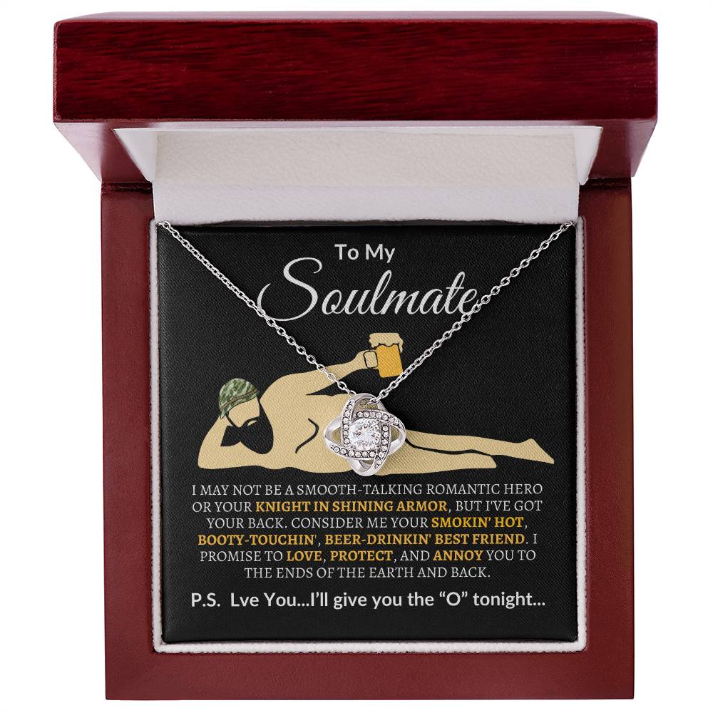 Funny Soulmate Necklace | Valentine's, Anniversary, Wedding, Just Because, Sweet Sentiment Gift