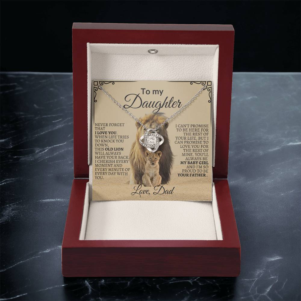 To My Daughter "You'll Always Be My Baby Girl" Necklace