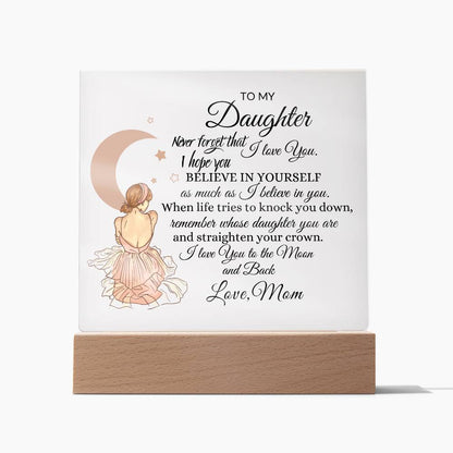 Back Daughter Acrylic Plaque