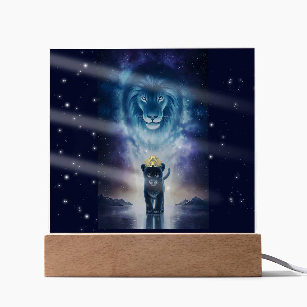 Lion and Cub Plaque