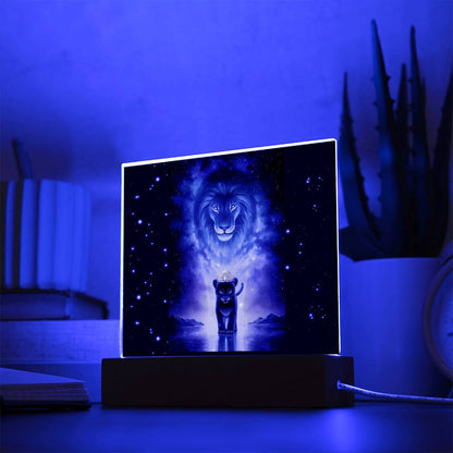 Lion and Cub Plaque
