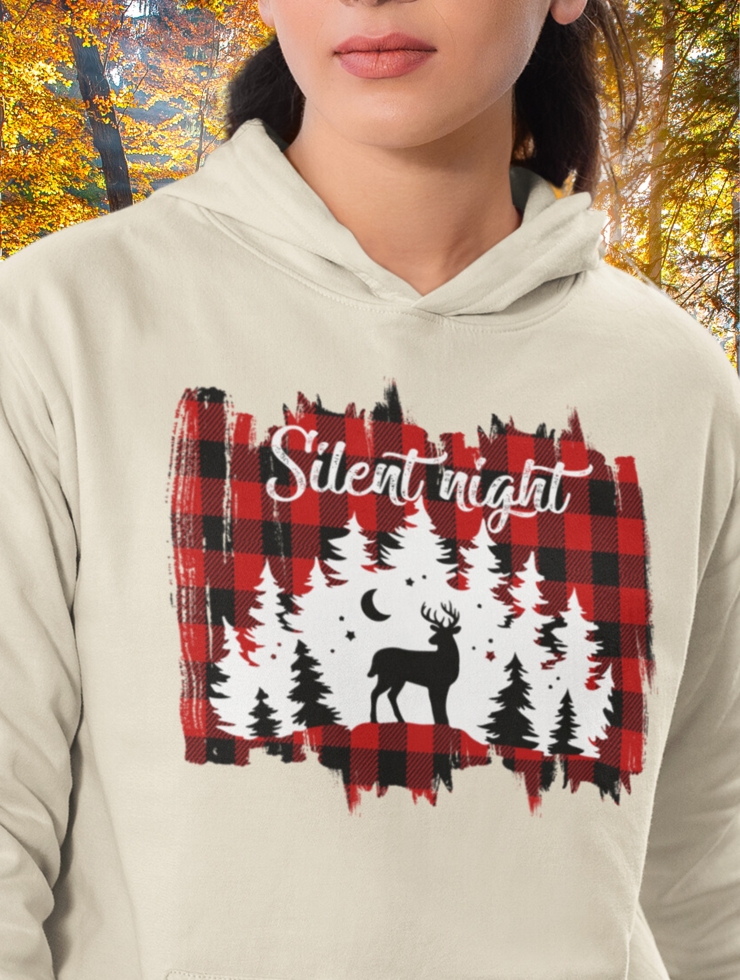Silent Night Hunting Pull over Casual Sports Hoodie