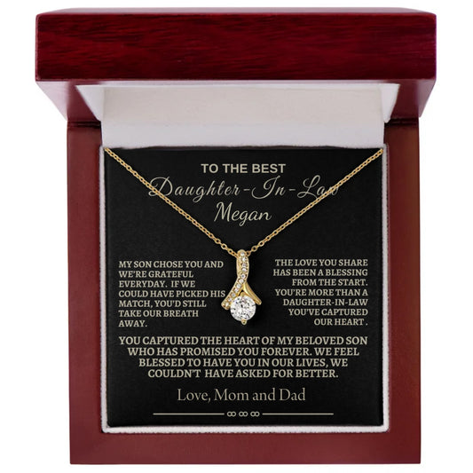 Custom Daughter in Law Necklace