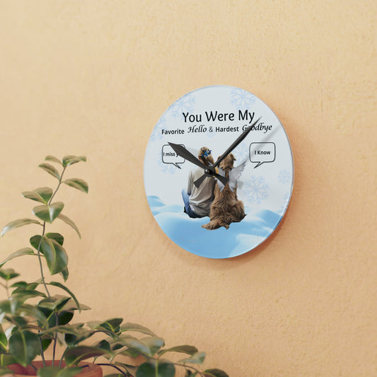 Acrylic Wall Clock